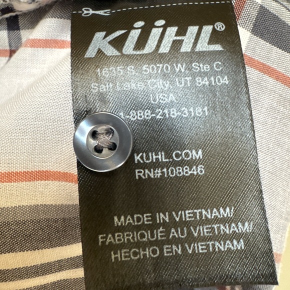 Kuhl Women's Plaid Button Down Shirt - outdoors, rugged, lightweight - Picture 5 of 6